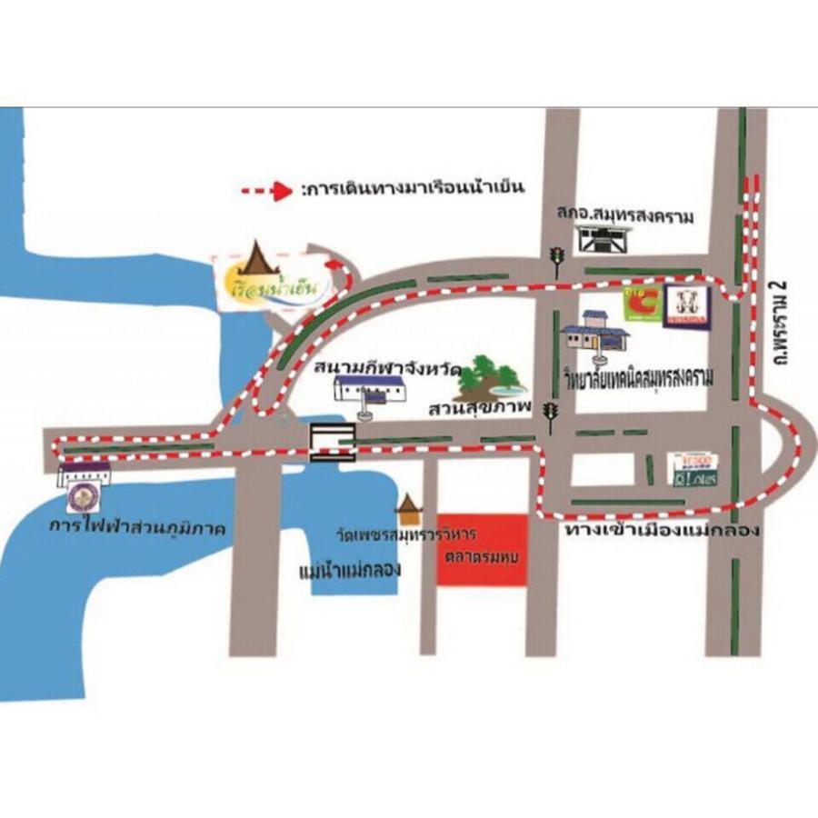 Samut Songkhram Ruennamyen Resort Amphawa מראה חיצוני תמונה